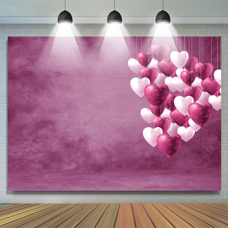 Lofaris Heart Balloon Abstract Photo Valentines Day Backdrop