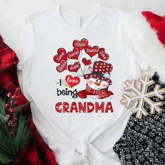 Lofaris Heart Balloon I Love Being A Grandma Kids T - Shirt