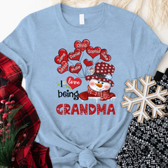 Lofaris Heart Balloon I Love Being A Grandma Kids T - Shirt