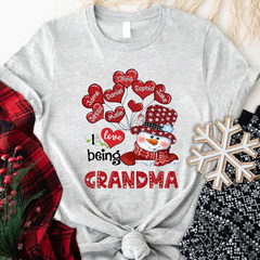 Lofaris Heart Balloon I Love Being A Grandma Kids T - Shirt