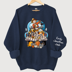 Lofaris Hello Fall Grandma Pumpkin Sweatshirt