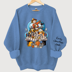 Lofaris Hello Fall Grandma Pumpkin Sweatshirt