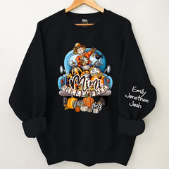 Lofaris Hello Fall Grandma Pumpkin Sweatshirt