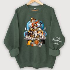 Lofaris Hello Fall Grandma Pumpkin Sweatshirt