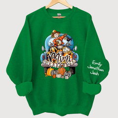Lofaris Hello Fall Grandma Pumpkin Sweatshirt