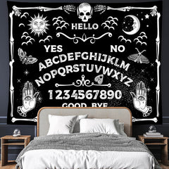 Lofaris Hello Ouija Divination Alphabet Number Tapestry