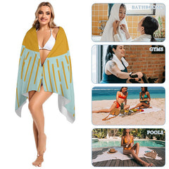 Lofaris Here Comes The Sun Boho Name Beach Towel For Gift