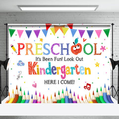 Lofaris Here I Come Colorful Pens Back To School Backdrop