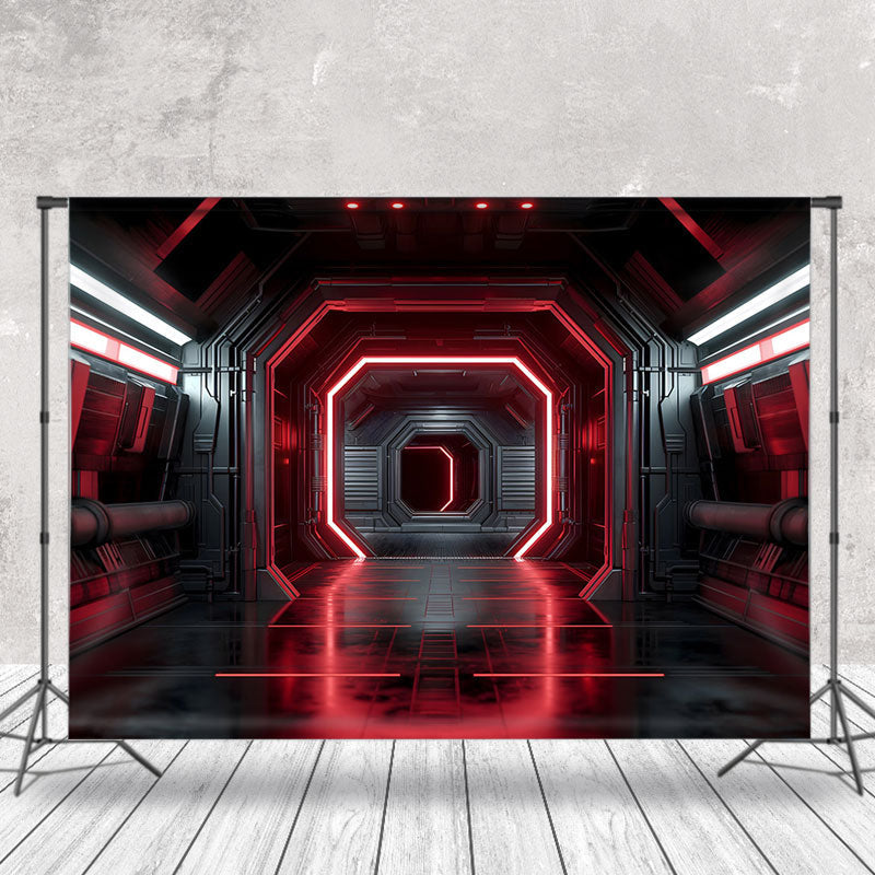 Lofaris High - Tech Spaceship Red Warrior Channel Photo Backdrop