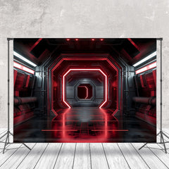 Lofaris High - Tech Spaceship Red Warrior Channel Photo Backdrop