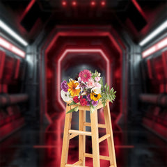 Lofaris High - Tech Spaceship Red Warrior Channel Photo Backdrop