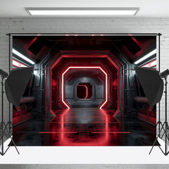 Lofaris High - Tech Spaceship Red Warrior Channel Photo Backdrop