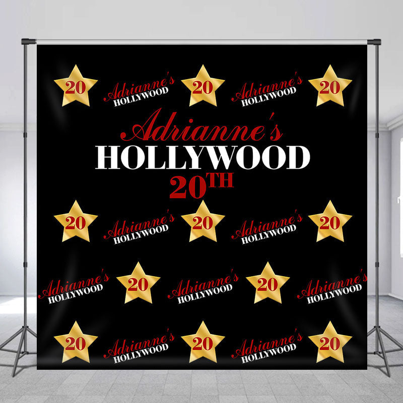 Lofaris Hollywood 20th Custom Step And Repeat Backdrop