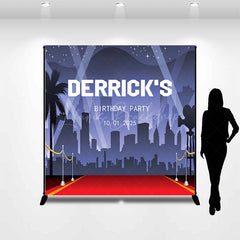 Lofaris Hollywood Red Carpet Custom Birthday Party Backdrop