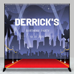 Lofaris Hollywood Red Carpet Custom Birthday Party Backdrop