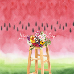 Lofaris Ink Painting Watermelon Pattern Cake Smash Backdrop