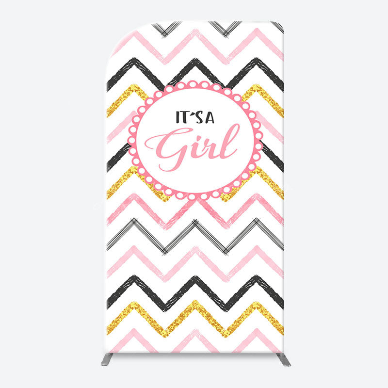 Lofaris Its A Girl Baby Shower Gender Reveal Arch Backdrop