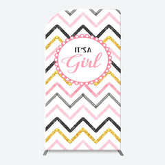 Lofaris Its A Girl Baby Shower Gender Reveal Arch Backdrop
