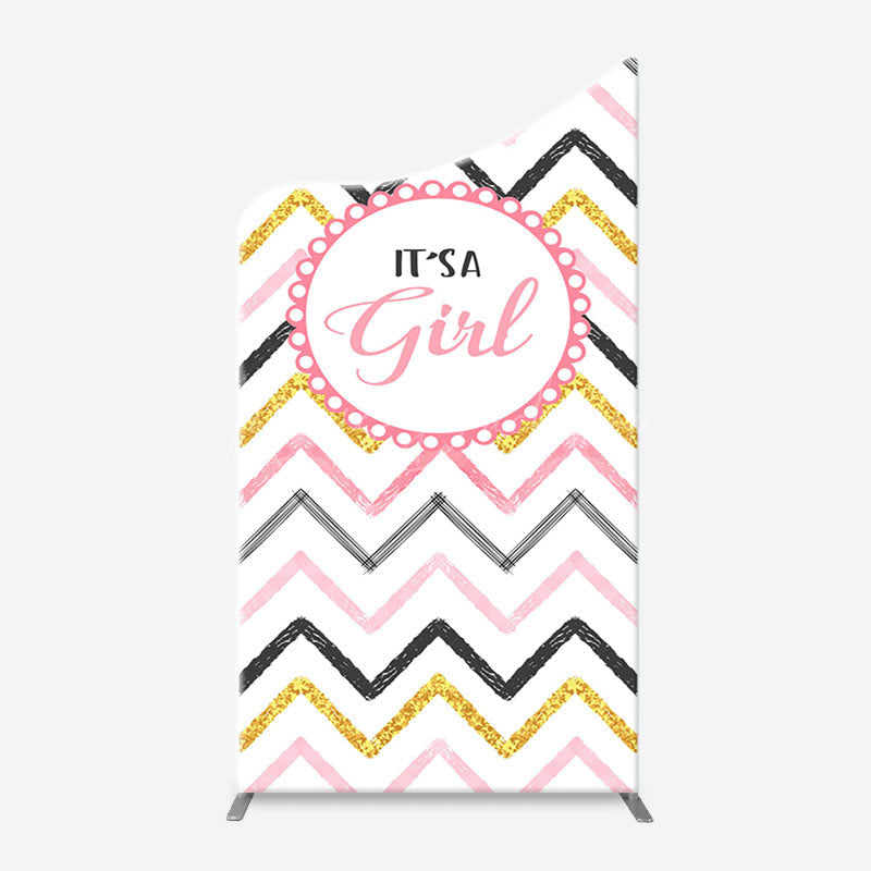 Lofaris Its A Girl Baby Shower Gender Reveal Arch Backdrop