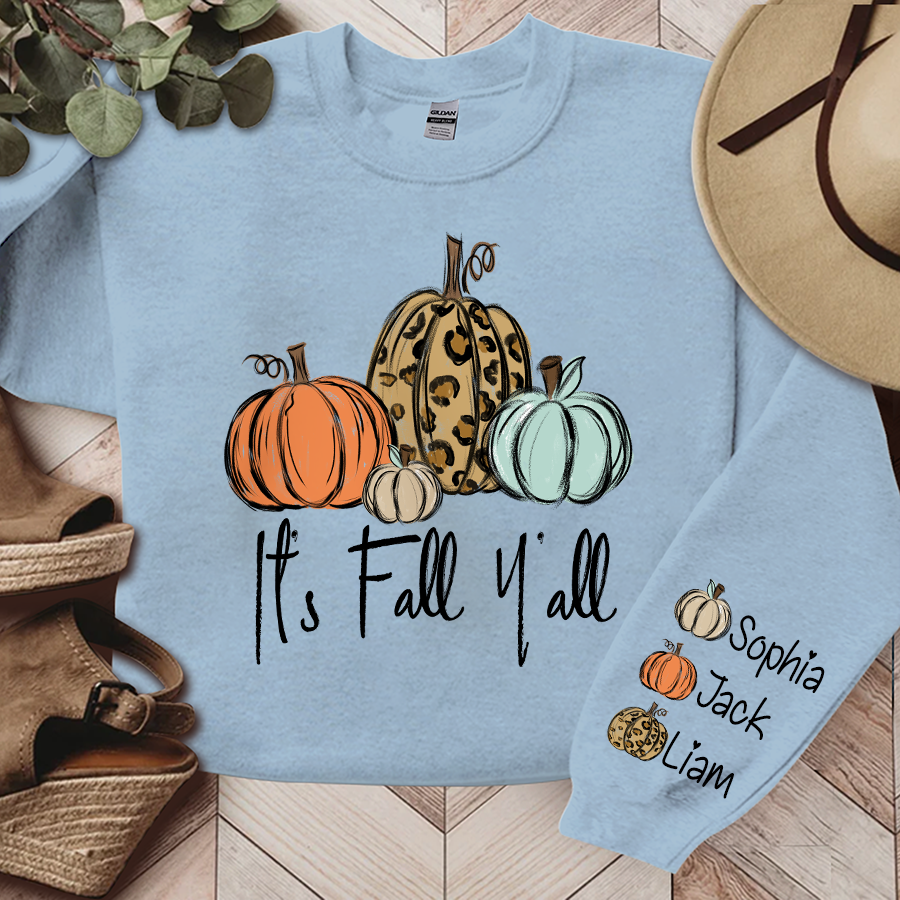 Lofaris It¡¯s Fall Y¡¯all Pumkins Leopard Kids LTP01