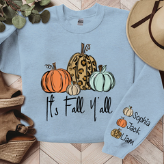 Lofaris It¡¯s Fall Y¡¯all Pumkins Leopard Kids LTP01