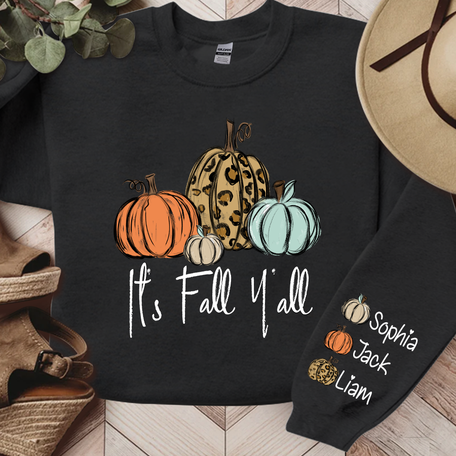 Lofaris It¡¯s Fall Y¡¯all Pumkins Leopard Kids LTP01