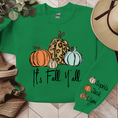 Lofaris It¡¯s Fall Y¡¯all Pumkins Leopard Kids LTP01