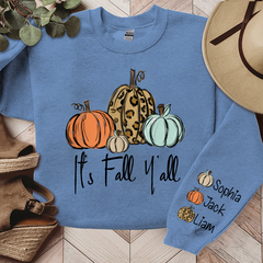 Lofaris It¡¯s Fall Y¡¯all Pumkins Leopard Kids LTP01
