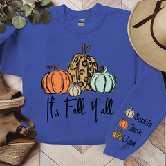 Lofaris It¡¯s Fall Y¡¯all Pumkins Leopard Kids LTP01
