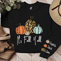 Lofaris It¡¯s Fall Y¡¯all Pumkins Leopard Kids LTP01