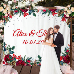Lofaris Its The Season For Love Floral Bridal Shower Backdrop