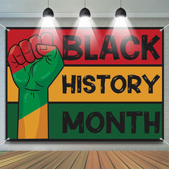 Lofaris Juneteenth Fist Simple Black History Month Backdrop