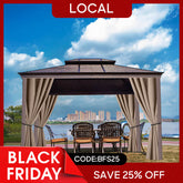 (7 Day Delivery) Khaki Home Decor Waterproof Grommet Top Outdoor Curtains for Front Porch