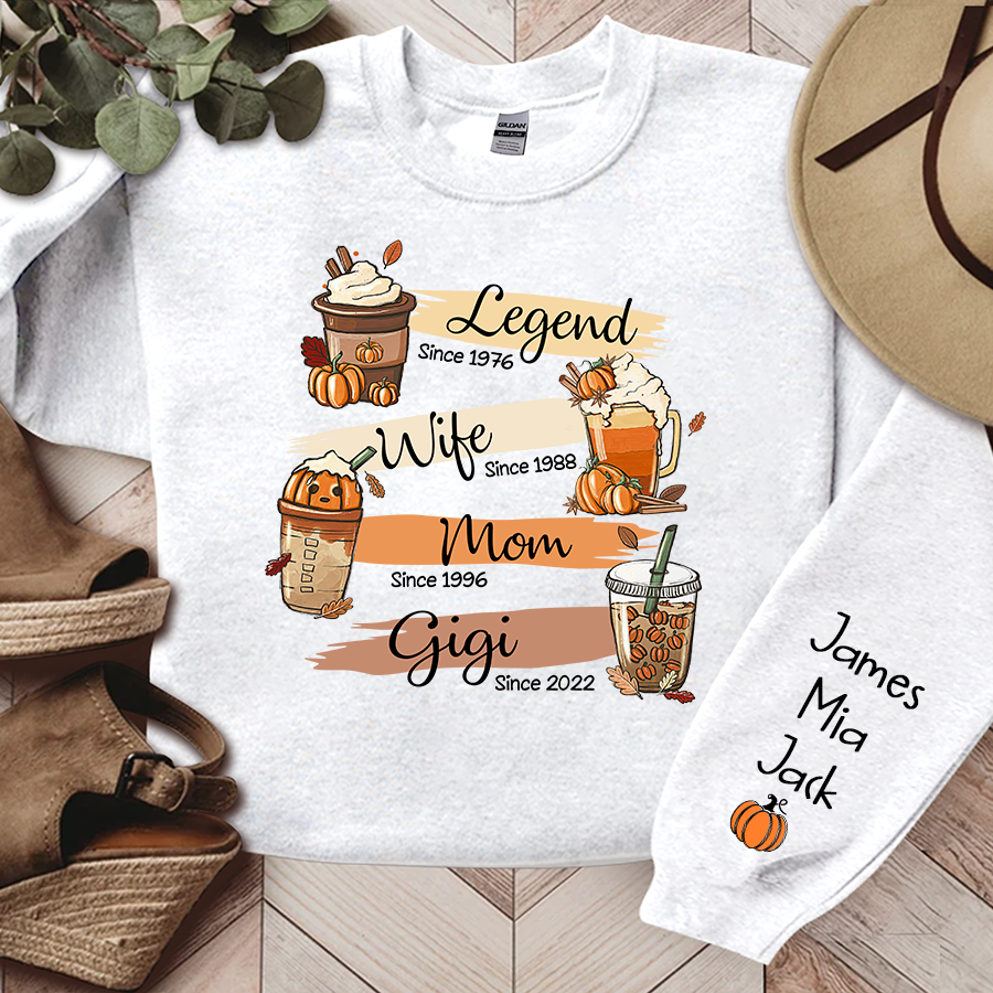 Lofaris Legend Est Year Fall Halloween Custom Sweatshirt