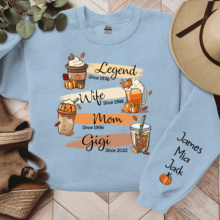 Lofaris Legend Est Year Fall Halloween Custom Sweatshirt