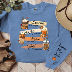 Lofaris Legend Est Year Fall Halloween Custom Sweatshirt