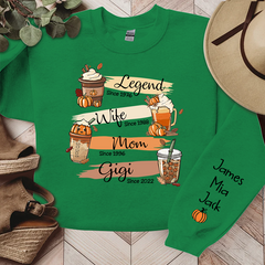 Lofaris Legend Est Year Fall Halloween Custom Sweatshirt