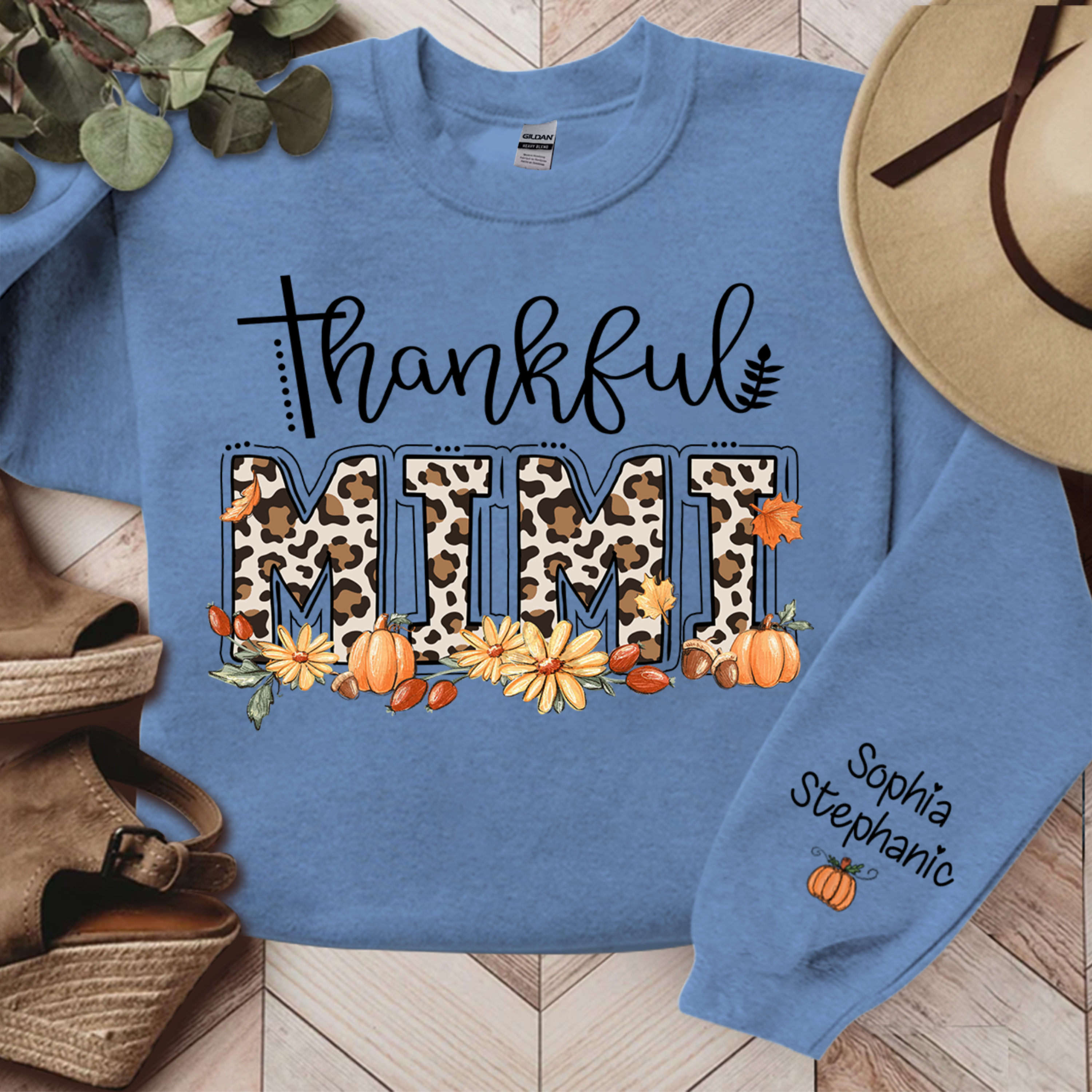Lofaris Thankfull Nana And Kids CTH01 Sweatshirt