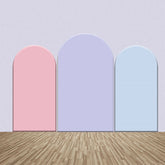 Lofaris Light Pink Purple Blue Color Party Arch Backdrop Kit