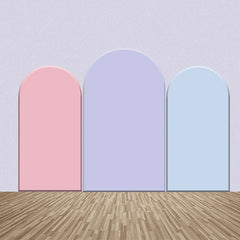 Lofaris Light Pink Purple Blue Color Party Arch Backdrop Kit