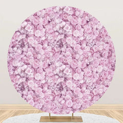 Lofaris Light Purple Dense Flowers Circle Wedding Backdrop