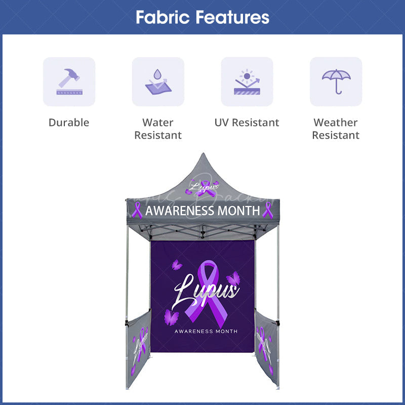 Lofaris 5 x ft Square Customized Outdoor Event Canopy Tent