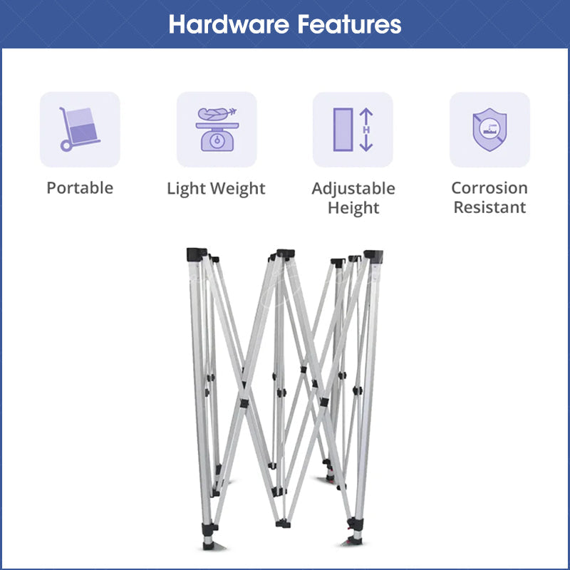Lofaris 6 x ft Custom Outdoor Square Canopy Tent For Events