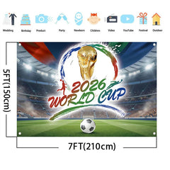 Lofaris (7 Day Delivery)Lofaris Dynamic Soccer Stadium Football Holiday Backdrop Party Celebration