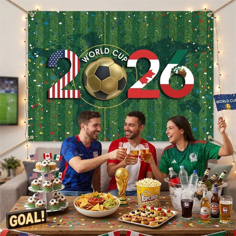 Lofaris (7 Day Delivery)Lofaris Vibrant Soccer Green Field Tournament 2026 Holiday Backdrop