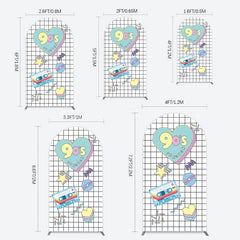 Lofaris 90S Forever Disco Audio Dance Party Arch Backdrop