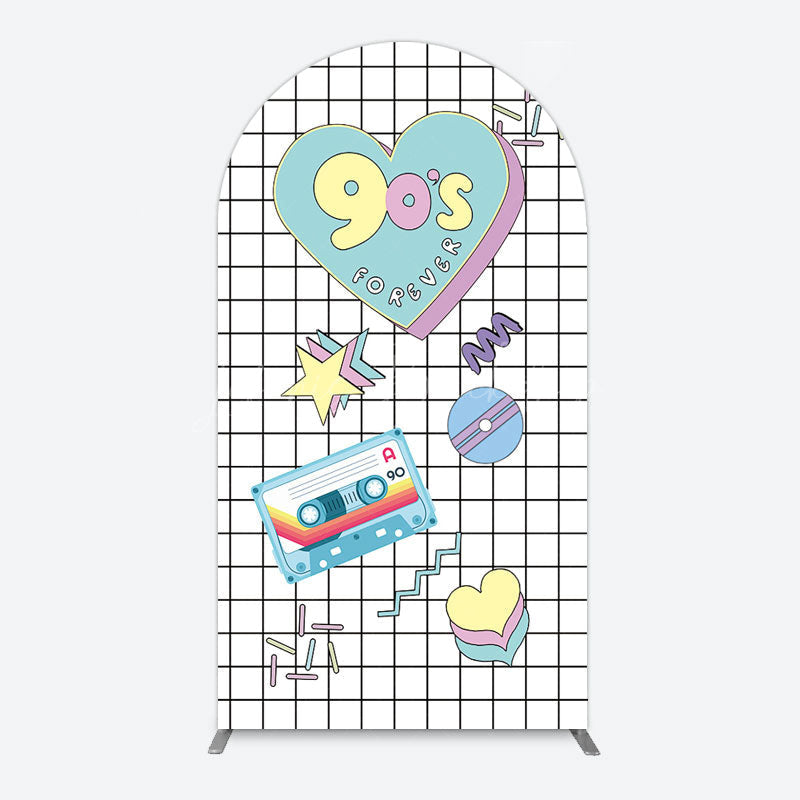 Lofaris 90S Forever Disco Audio Dance Party Arch Backdrop