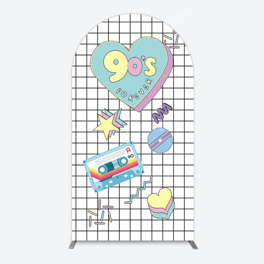 Lofaris 90S Forever Disco Audio Dance Party Arch Backdrop