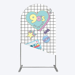 Lofaris 90S Forever Disco Audio Dance Party Arch Backdrop