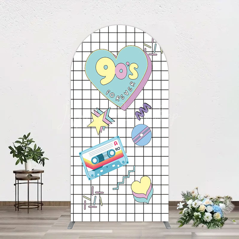 Lofaris 90S Forever Disco Audio Dance Party Arch Backdrop